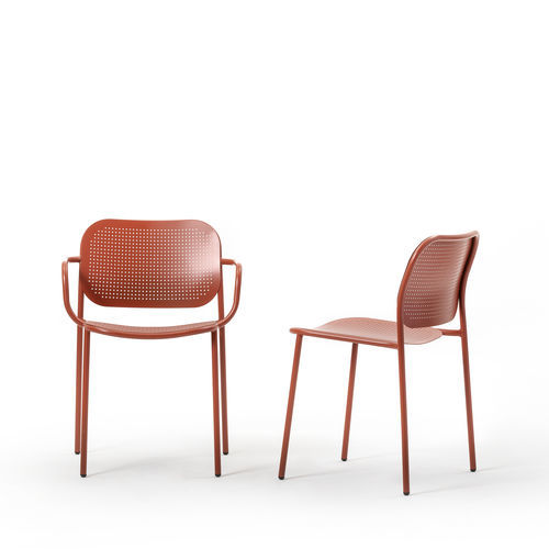 Moderner Stuhl - METIS DOT 0170-0171-CB - Traba' - für den Innenraum / für Außenbereich / Lochblech