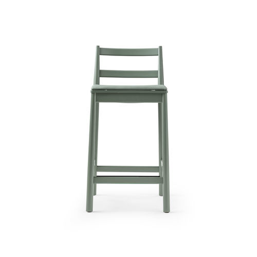 Barstuhl / skandinavisches Design - STOOL JULIE 0027-IMB - Traba' - für den Innenraum / Stoff / Leder