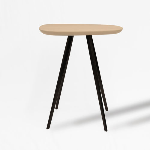 Beistelltisch / skandinavisches Design - LITTLE AKY LULO  - Traba' - Massivholz / Esche / Gestell aus gestrichenem Metall