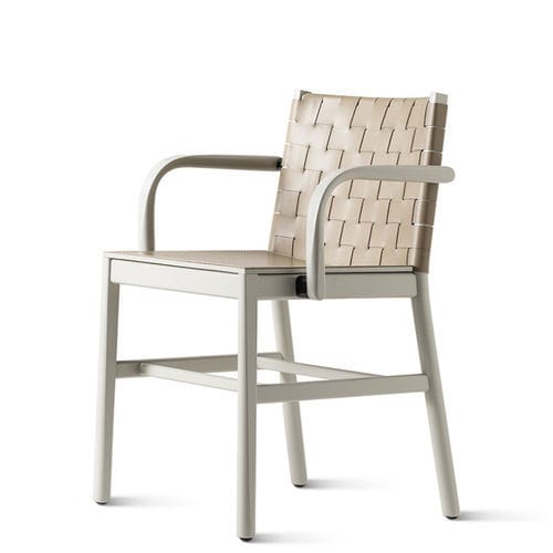Moderner Sessel - JULIE - Traba' - Leder / Samt / Sperrholz
