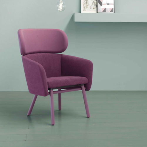 Moderner Sessel - BAL&Ugrave; - Traba' - Polyurethanschaum / Buche / High-End
