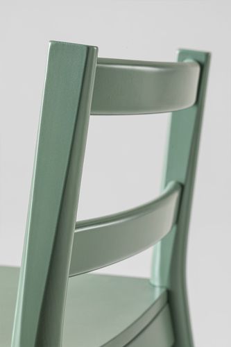Kordel-Hocker - JULIE IMB - Traba' - Gestell aus Buche / Gestell aus Furnierholz / mit Rückenlehne