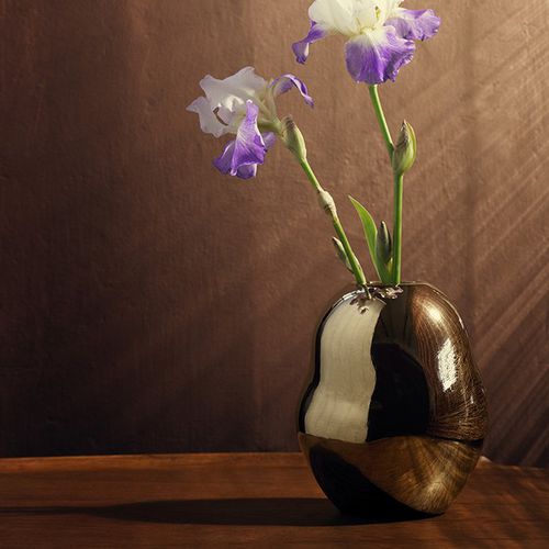 Moderne Vase - FIORA - Kahler Design - geblasenes Glas
