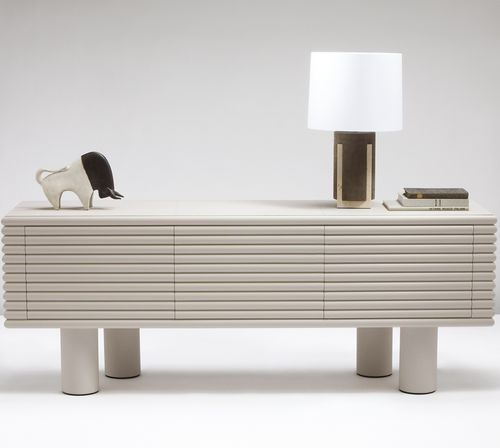 Modernes Sideboard - Giobagnara - Holz / mit 4 Beinen / weiß
