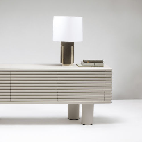 Tischlampe - Giobagnara - Leder / modern / schnurlos