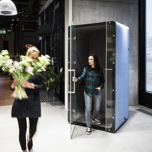 Telefonzelle für Großräume - MELLO - vank - für Büro / Glas