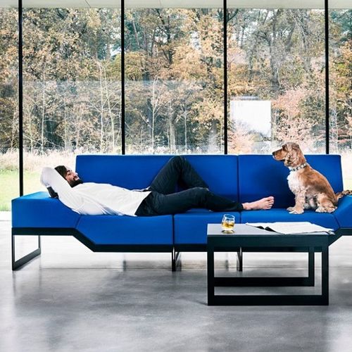 Sofa / originelles Design - BELONG - vank - Stoff / Polster / modular