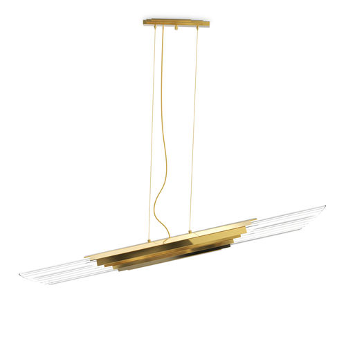 Moderner Kronleuchter - HARPIA - LUXXU MODERN DESIGN & LIVING - Kristall / Messing