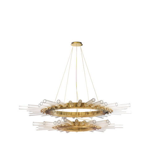 Moderner Kronleuchter - MAJESTIC II - LUXXU MODERN DESIGN & LIVING - Kristall / Messing
