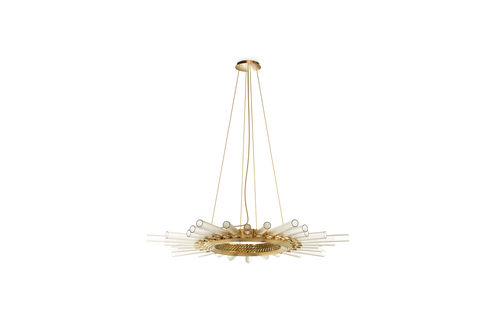 Moderner Kronleuchter - MAJESTIC - LUXXU MODERN DESIGN & LIVING - Kristall / Messing