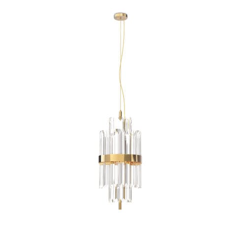 Hängelampe - LIBERTY - LUXXU MODERN DESIGN & LIVING - Messing / Messing mit Goldauflage / Kristall
