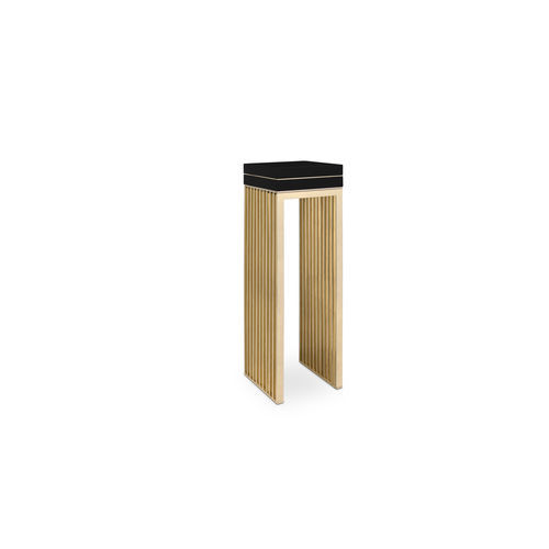 Moderner Blumentisch - VERTIGO - LUXXU MODERN DESIGN & LIVING - Messing / Marmor / Gestell aus Messing