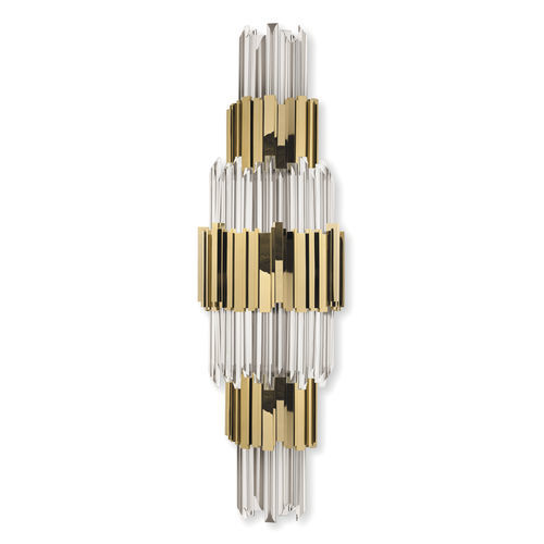 Moderne Wandleuchte - EMPIRE II - LUXXU MODERN DESIGN & LIVING - für den Innenraum / Messing / Kristall