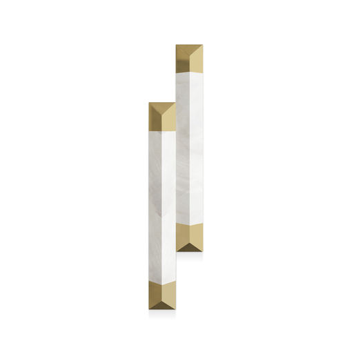 Moderne Wandleuchte - SPEAR II - LUXXU MODERN DESIGN & LIVING - für den Innenraum / Messing mit Goldauflage / Marmor