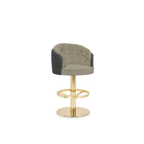 Moderner Barstuhl - OTTO - LUXXU MODERN DESIGN & LIVING - für den Innenraum / Samt / Leder
