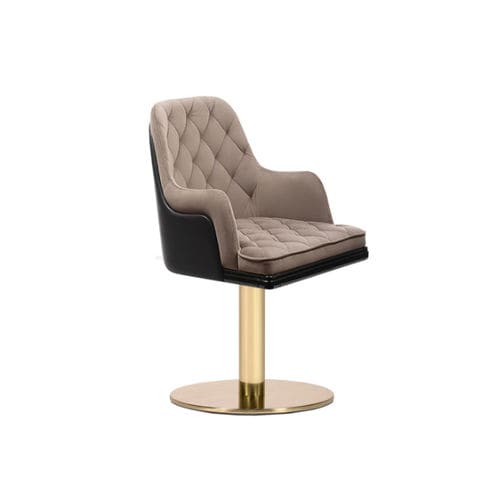 Moderner Esszimmerstuhl - CHARLA - LUXXU MODERN DESIGN & LIVING - für den Innenraum / Samt / Leder