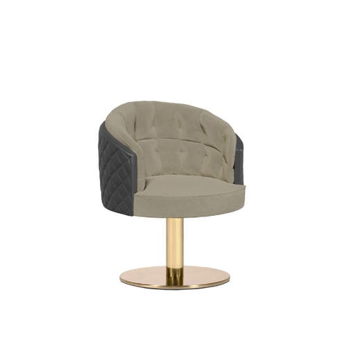 Moderner Esszimmerstuhl - OTTO - LUXXU MODERN DESIGN & LIVING - für den Innenraum / Samt / Leder