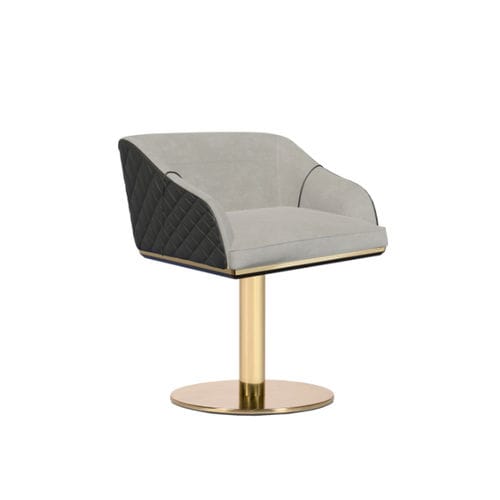 Moderner Esszimmerstuhl - SABOTEUR - LUXXU MODERN DESIGN & LIVING - für den Innenraum / Samt / Leder