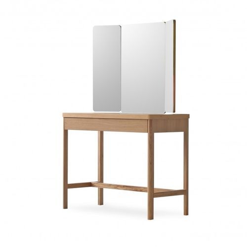 Moderner Schminktisch - SCARLETT - HEAVENS - Nussbaum / Eiche / 1 Person