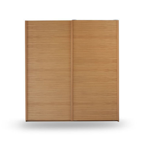 Moderner Kleiderschrank - RĪGA - HEAVENS - Eiche / Nussbaum / Holzfurnier