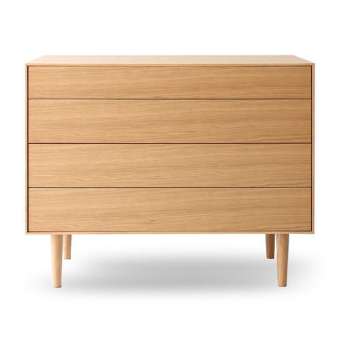 Moderne Kommode - EDEN K1 - HEAVENS - lackiertes Holz / Eiche / Nussbaum