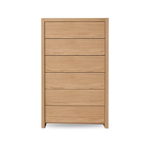 Hohe Kommode - RIGA K3 - HEAVENS - modern / lackiertes Holz / Eiche