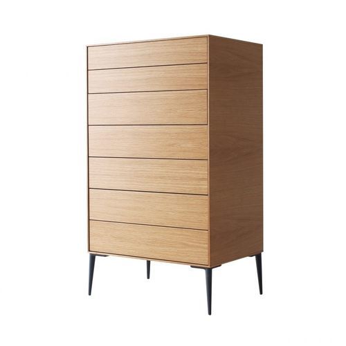 Hohe Kommode - SOFIJA K3 - HEAVENS - modern / lackiertes Holz / Eiche