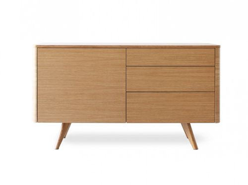 Moderne Kommode - TWINS K1 - HEAVENS - lackiertes Holz / Eiche / Nussbaum