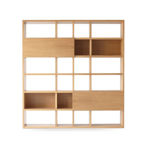 Hohes Regal - HARRY  - HEAVENS - modern / Eiche / lackiertes Holz