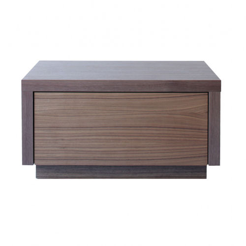 Moderner Nachttisch - BELINDA - HEAVENS - Eiche / Nussbaum / Gestell aus Holz
