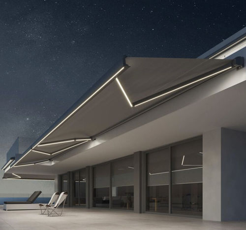 Kassettenmarkise - STORBOX-400 - LLAZA WORLD, S.A. - einziehbar / motorisiert / für Terrasse