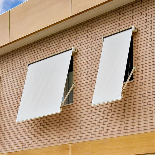 Jalousie für Fenster - MICROBOX-300 - LLAZA WORLD, S.A. - Segeltuch / Edelstahl / für Außenbereich