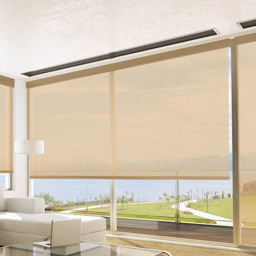 Jalousie für Fenster - KLAIS 110-CV - LLAZA WORLD, S.A. - Stoff / Metall / für Außenbereich