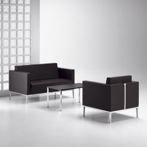 Moderner Couchtisch - XILON - TALIN SRL - Metall / MDF / Buche