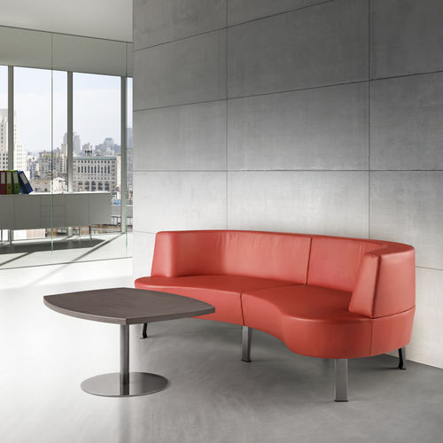Moderner Couchtisch - ZEN - TALIN SRL - MDF / Buche / Metall