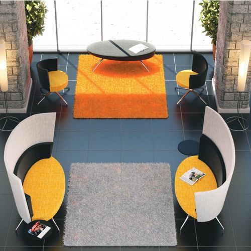 Moderne Polsterbank - ELIPSE - TALIN SRL - Stoff / Leder / Gestell aus Metall
