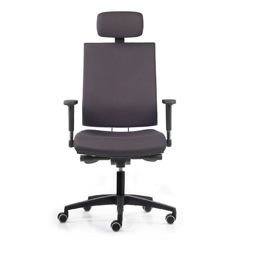 Moderner Chefsessel - ALLY - TALIN SRL - Leder / Stoff / Chrom