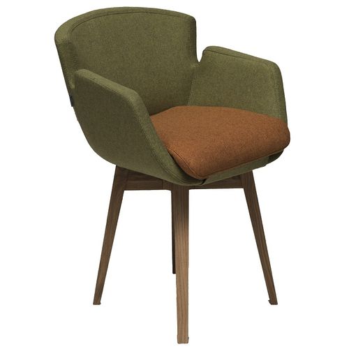 Moderner Stuhl - NUBIA 2900U - TALIN SRL - für den Innenraum / Leder / Massivholz