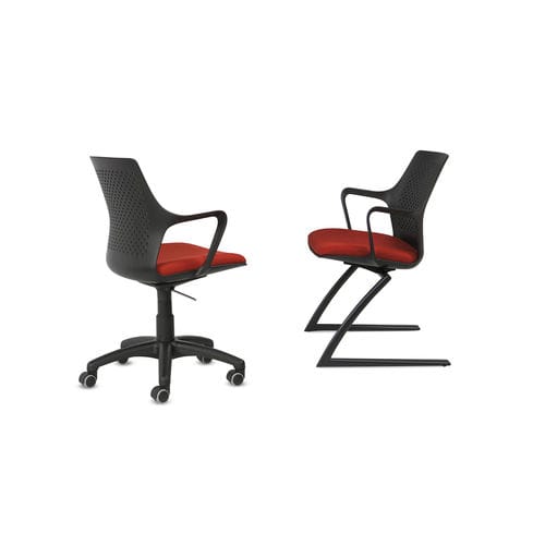 Moderner Besucherstuhl - JOY - TALIN SRL - für den Innenraum / Metall / Stoff