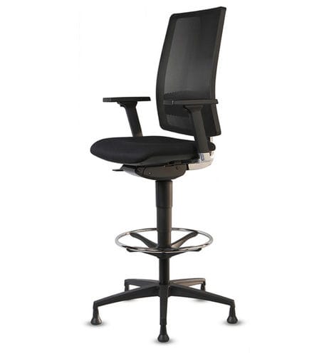 Netz-Arbeitsstuhl - HON - TALIN SRL - aus lackiertem Aluminium / Polyurethan / Nylon