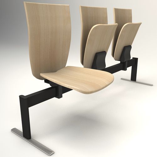 Moderner Hörsaalstuhl - VEKTEN - TALIN SRL - für den Innenraum / Stoff / Buche
