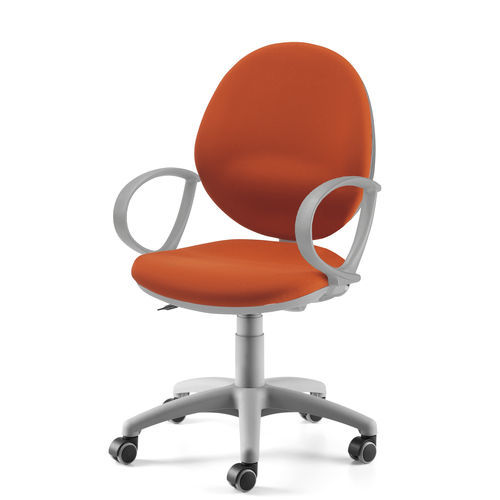 Aluminium-Arbeitsstuhl - BION - TALIN SRL - Leder / Stoff / Copolymer