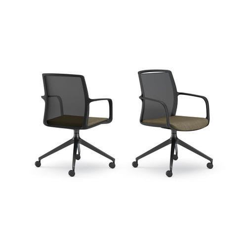 Moderner Bürostuhl - LAYNET - TALIN SRL - für den Innenraum / Aluminium / Netz