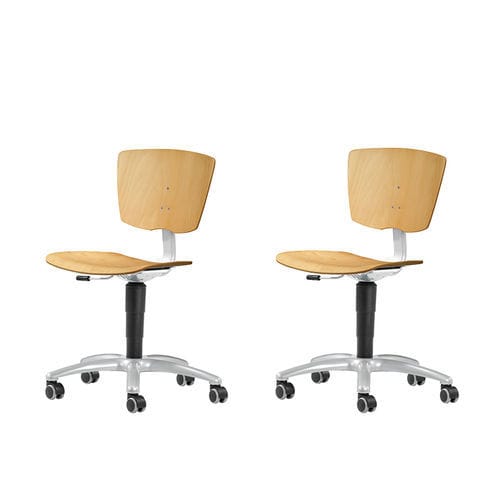Moderner Bürostuhl - VEKTA - TALIN SRL - für den Innenraum / Buche / Sperrholz