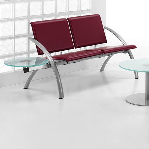 Metall-Traversenbank - LAMTOP - TALIN SRL - Leder / MDF / Sperrholz