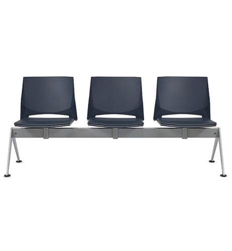 Metall-Traversenbank - TREK - TALIN SRL - Copolymer / 3 Plätze / Zweisitzer