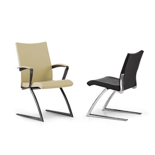 Moderner Besucherstuhl - AVIA - TALIN SRL - für den Innenraum / Aluminium / Chrom