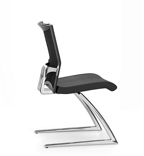 Moderner Besucherstuhl - AVIANET - TALIN SRL - für den Innenraum / Aluminium / Chrom