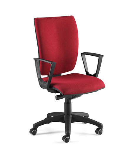 Moderner Bürostuhl - GUJA - TALIN SRL - für den Innenraum / Chrom / Leder