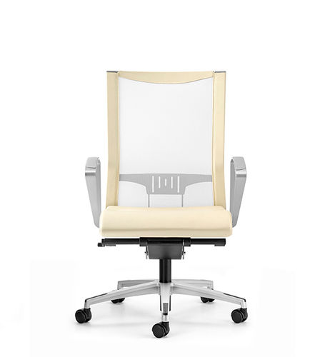 Moderner Bürosessel - AVIANET - TALIN SRL - Leder / Stoff / Metall